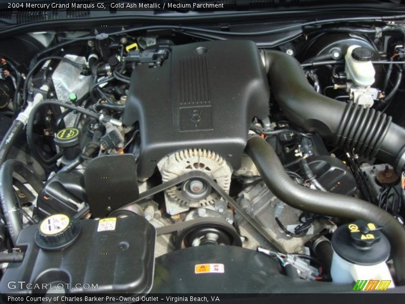 Gold Ash Metallic / Medium Parchment 2004 Mercury Grand Marquis GS