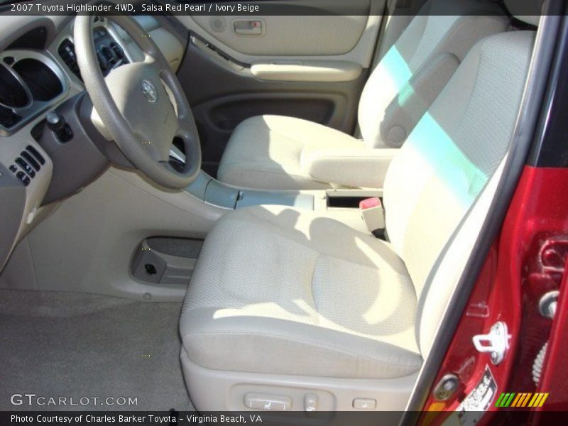 Salsa Red Pearl / Ivory Beige 2007 Toyota Highlander 4WD