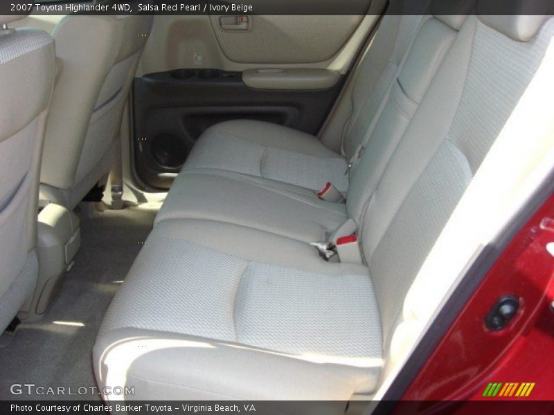 Salsa Red Pearl / Ivory Beige 2007 Toyota Highlander 4WD