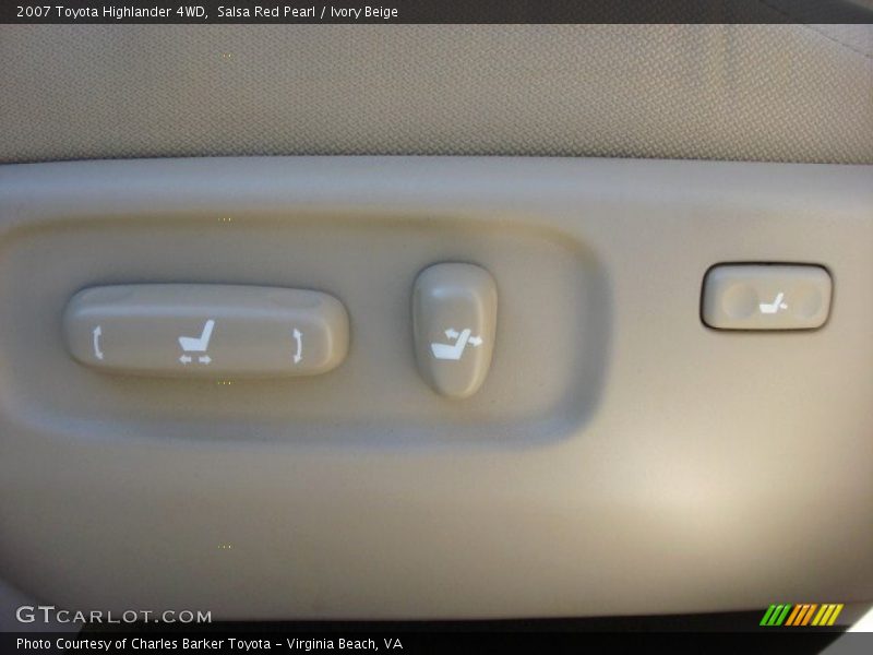 Salsa Red Pearl / Ivory Beige 2007 Toyota Highlander 4WD