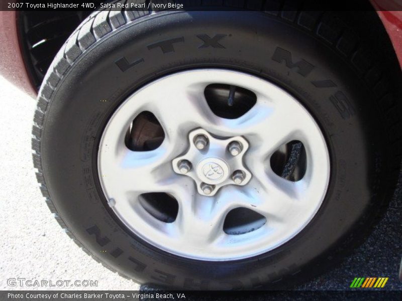 Salsa Red Pearl / Ivory Beige 2007 Toyota Highlander 4WD