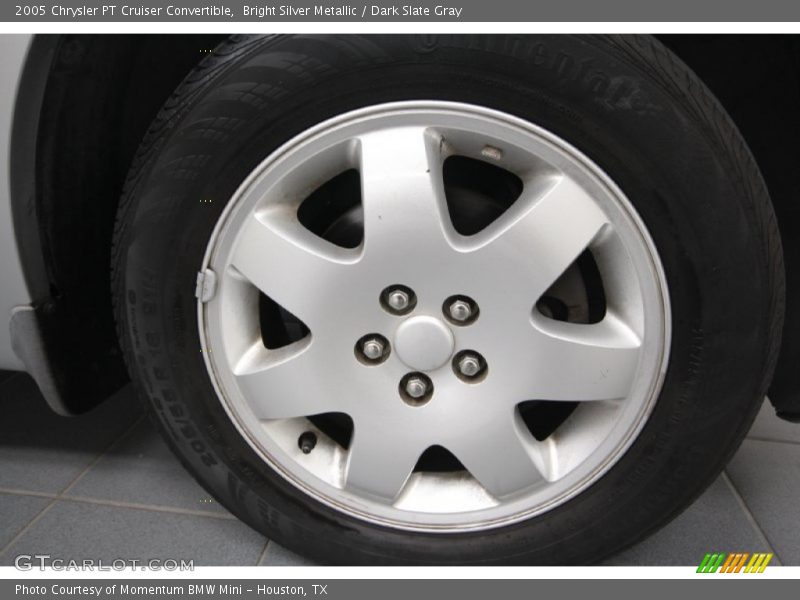 Bright Silver Metallic / Dark Slate Gray 2005 Chrysler PT Cruiser Convertible