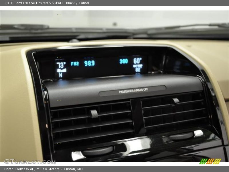 Black / Camel 2010 Ford Escape Limited V6 4WD