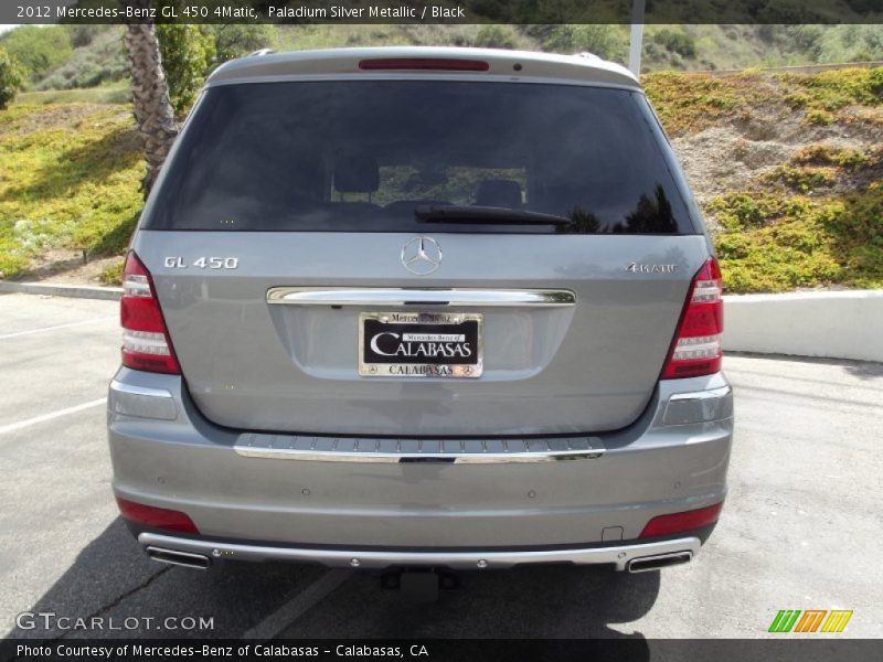 Paladium Silver Metallic / Black 2012 Mercedes-Benz GL 450 4Matic