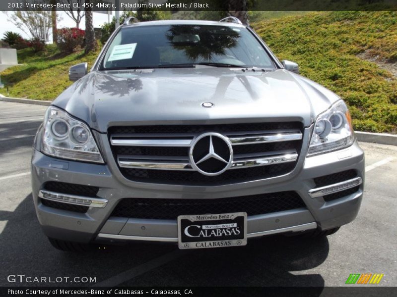 Paladium Silver Metallic / Black 2012 Mercedes-Benz GL 450 4Matic