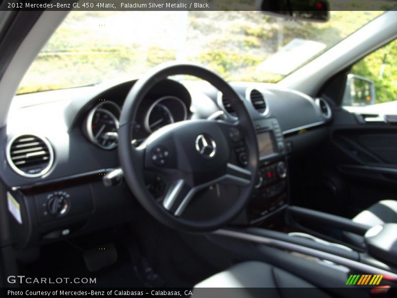 Paladium Silver Metallic / Black 2012 Mercedes-Benz GL 450 4Matic