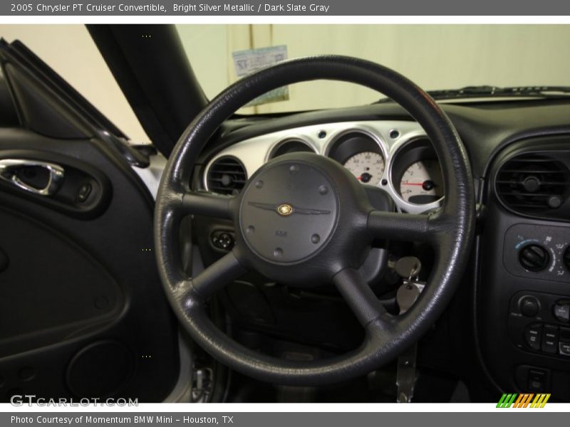 Bright Silver Metallic / Dark Slate Gray 2005 Chrysler PT Cruiser Convertible