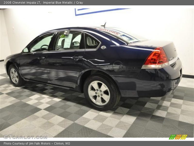 Imperial Blue Metallic / Gray 2008 Chevrolet Impala LT