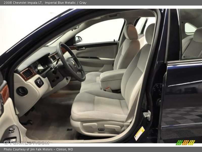 Imperial Blue Metallic / Gray 2008 Chevrolet Impala LT