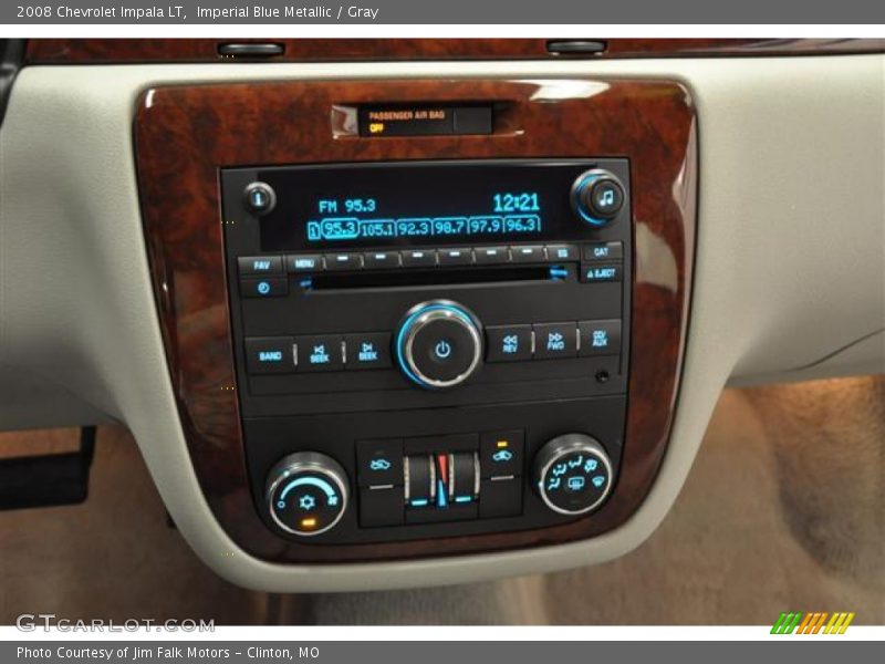 Imperial Blue Metallic / Gray 2008 Chevrolet Impala LT