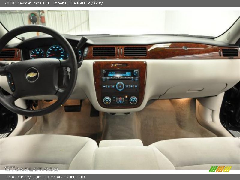 Imperial Blue Metallic / Gray 2008 Chevrolet Impala LT