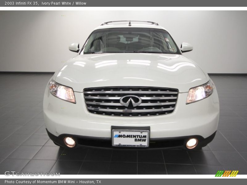 Ivory Pearl White / Willow 2003 Infiniti FX 35