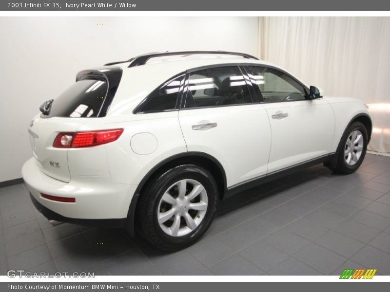 Ivory Pearl White / Willow 2003 Infiniti FX 35