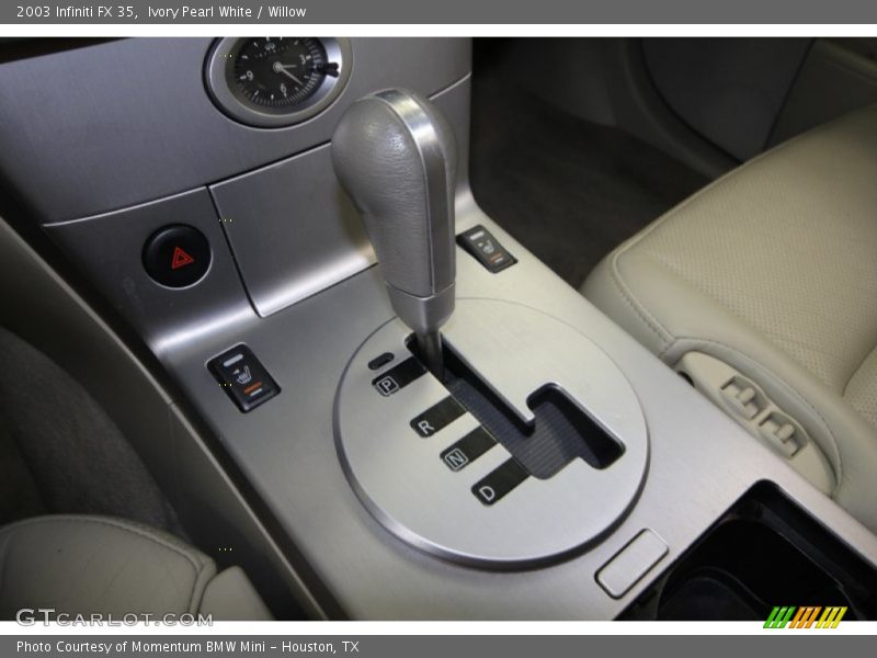 Ivory Pearl White / Willow 2003 Infiniti FX 35