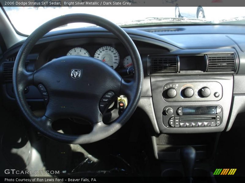 Bright Silver Metallic / Dark Slate Grey 2006 Dodge Stratus SXT Sedan