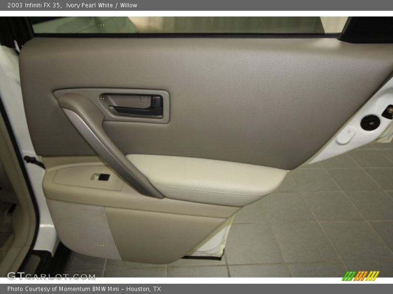 Ivory Pearl White / Willow 2003 Infiniti FX 35