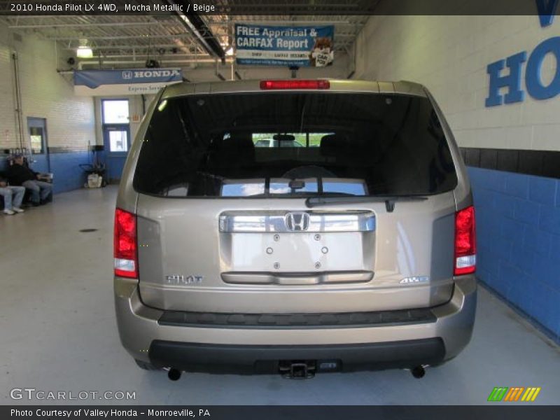 Mocha Metallic / Beige 2010 Honda Pilot LX 4WD