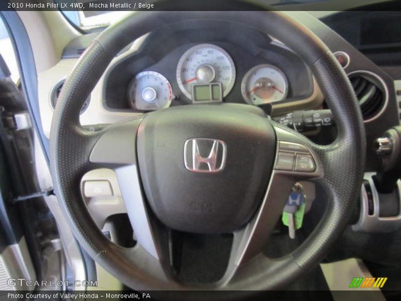 Mocha Metallic / Beige 2010 Honda Pilot LX 4WD