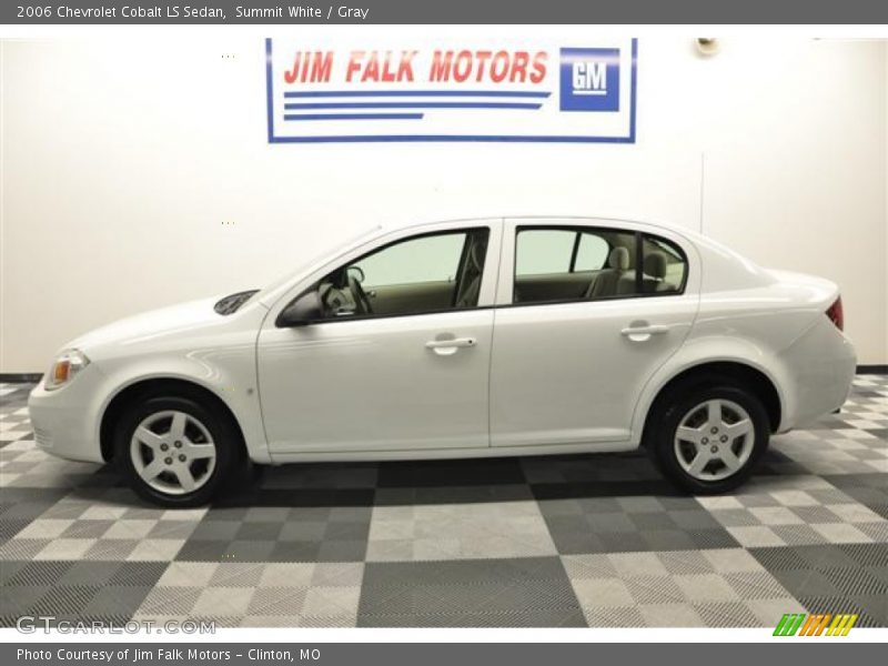 Summit White / Gray 2006 Chevrolet Cobalt LS Sedan