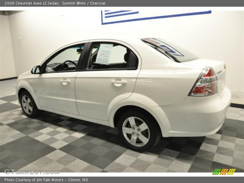 Summit White / Charcoal 2008 Chevrolet Aveo LS Sedan