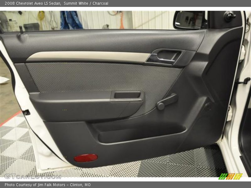 Summit White / Charcoal 2008 Chevrolet Aveo LS Sedan