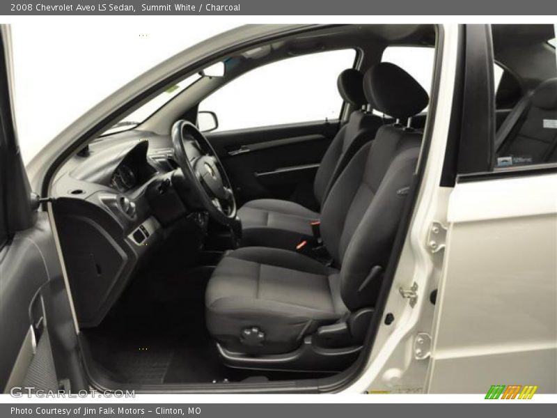 Summit White / Charcoal 2008 Chevrolet Aveo LS Sedan
