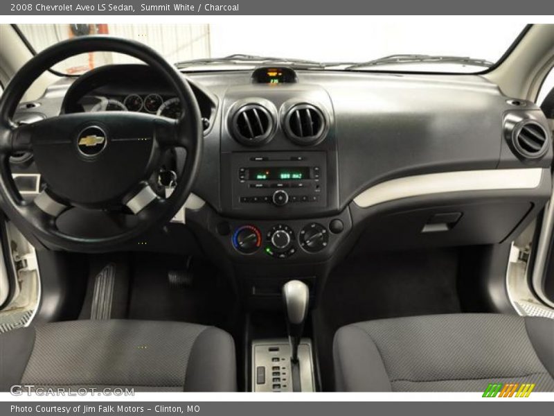 Summit White / Charcoal 2008 Chevrolet Aveo LS Sedan