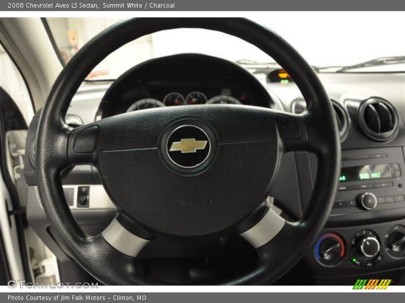 Summit White / Charcoal 2008 Chevrolet Aveo LS Sedan