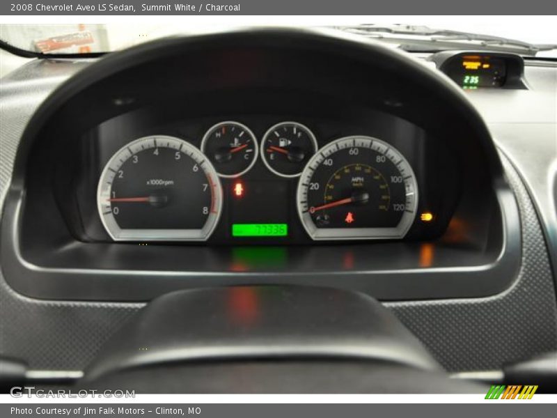 Summit White / Charcoal 2008 Chevrolet Aveo LS Sedan