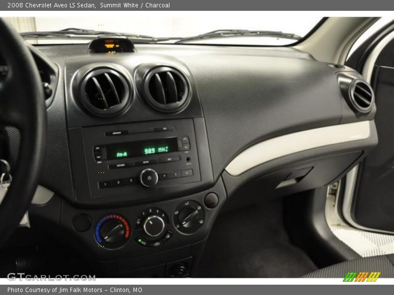 Summit White / Charcoal 2008 Chevrolet Aveo LS Sedan