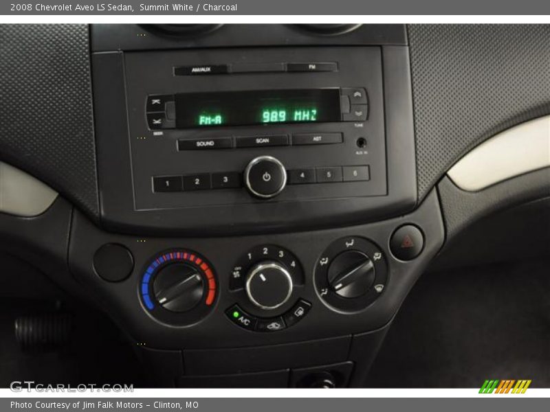 Summit White / Charcoal 2008 Chevrolet Aveo LS Sedan
