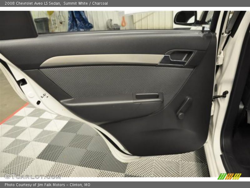 Summit White / Charcoal 2008 Chevrolet Aveo LS Sedan