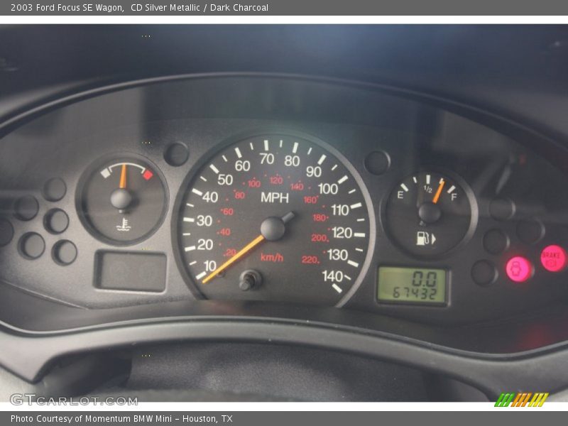  2003 Focus SE Wagon SE Wagon Gauges