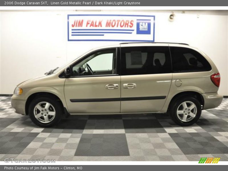 Linen Gold Metallic Pearl / Dark Khaki/Light Graystone 2006 Dodge Caravan SXT