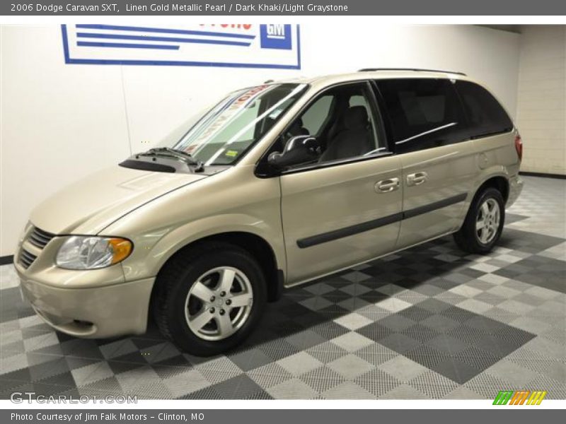 Linen Gold Metallic Pearl / Dark Khaki/Light Graystone 2006 Dodge Caravan SXT