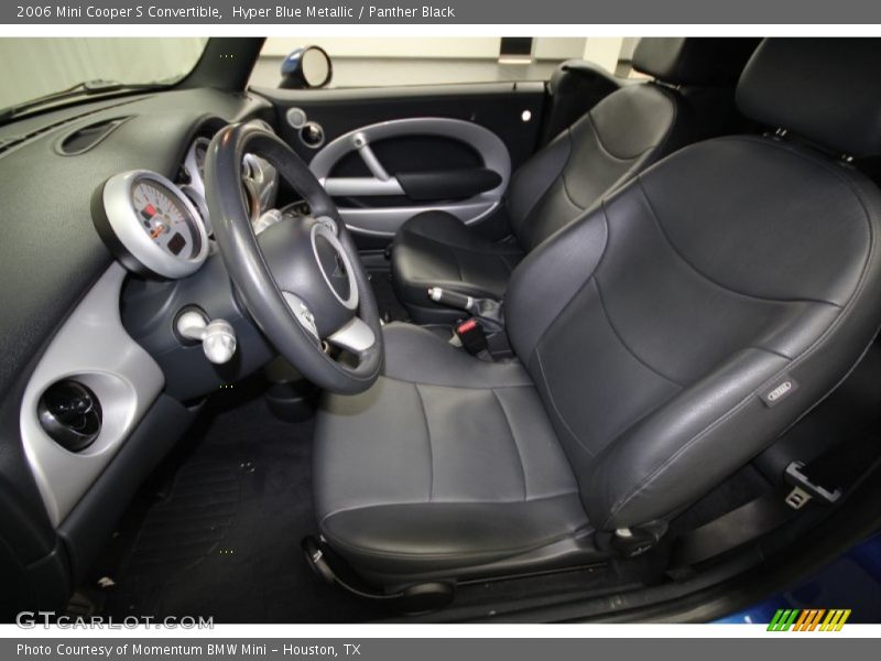 Hyper Blue Metallic / Panther Black 2006 Mini Cooper S Convertible