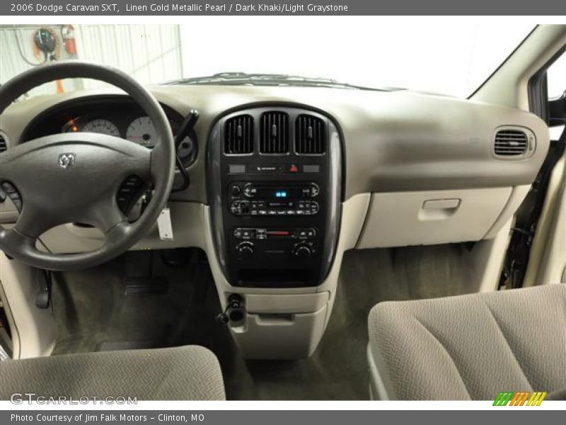 Linen Gold Metallic Pearl / Dark Khaki/Light Graystone 2006 Dodge Caravan SXT