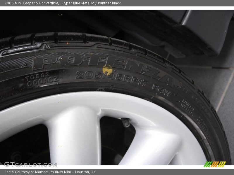 Hyper Blue Metallic / Panther Black 2006 Mini Cooper S Convertible
