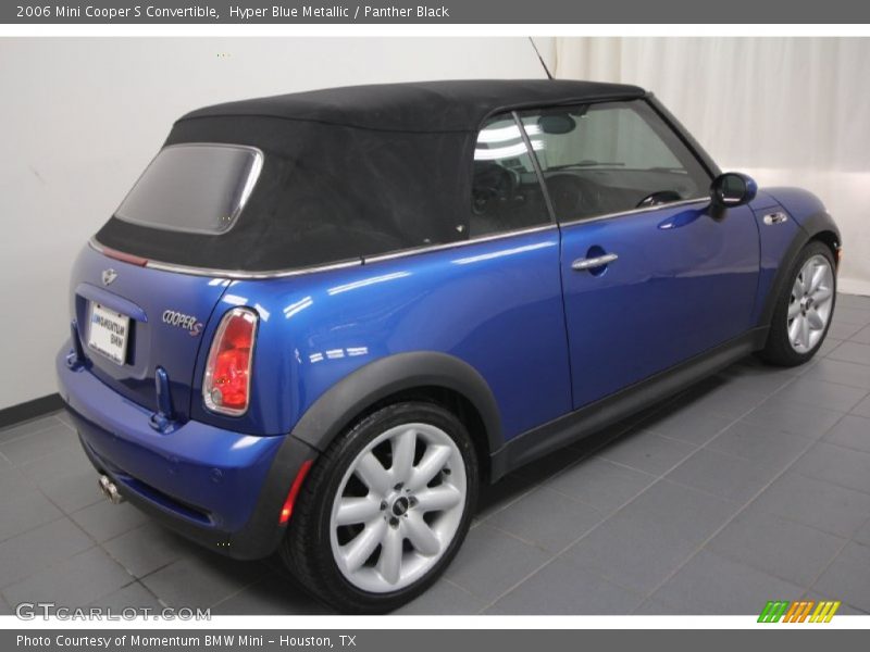 Hyper Blue Metallic / Panther Black 2006 Mini Cooper S Convertible