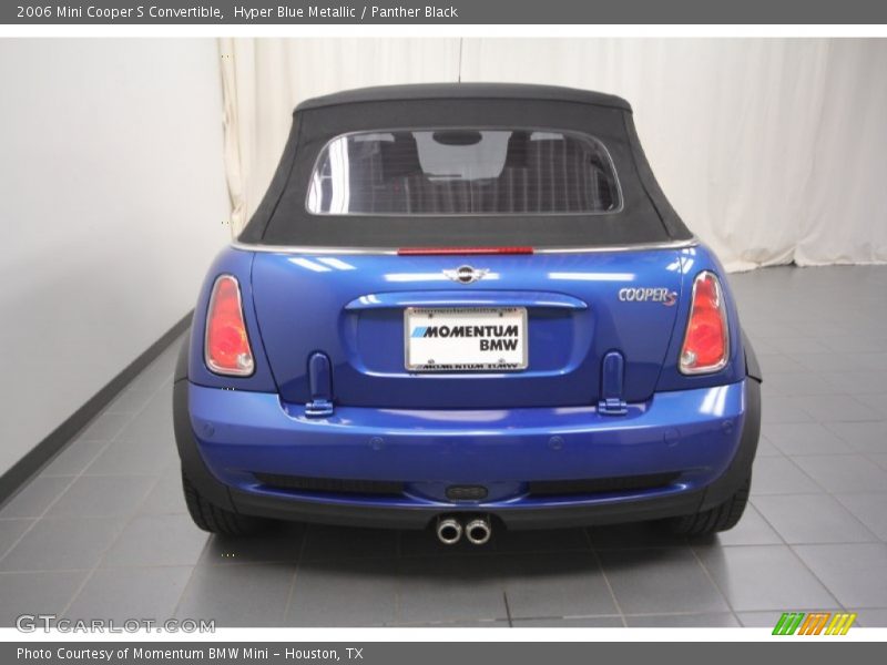 Hyper Blue Metallic / Panther Black 2006 Mini Cooper S Convertible