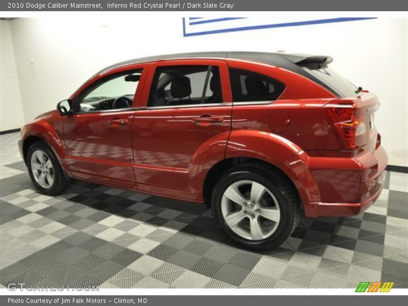 Inferno Red Crystal Pearl / Dark Slate Gray 2010 Dodge Caliber Mainstreet