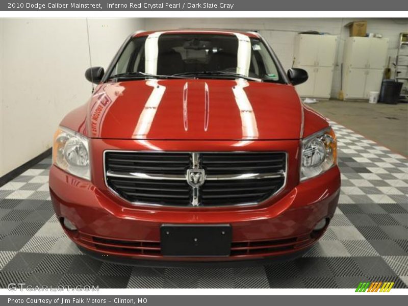 Inferno Red Crystal Pearl / Dark Slate Gray 2010 Dodge Caliber Mainstreet