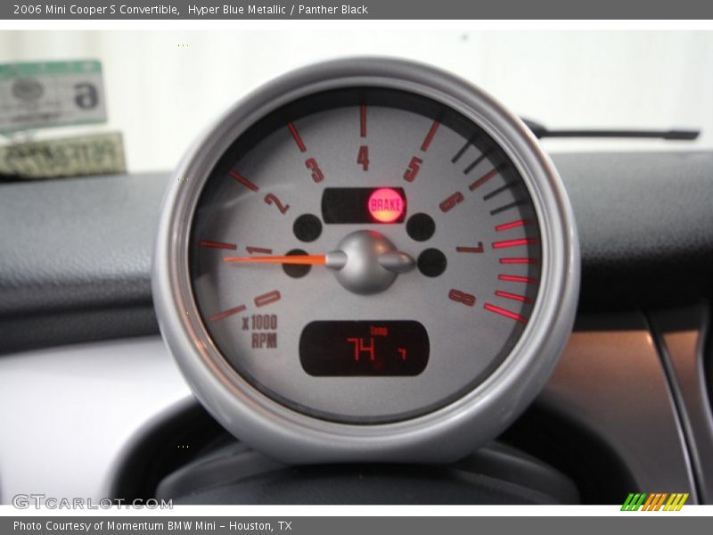 Hyper Blue Metallic / Panther Black 2006 Mini Cooper S Convertible