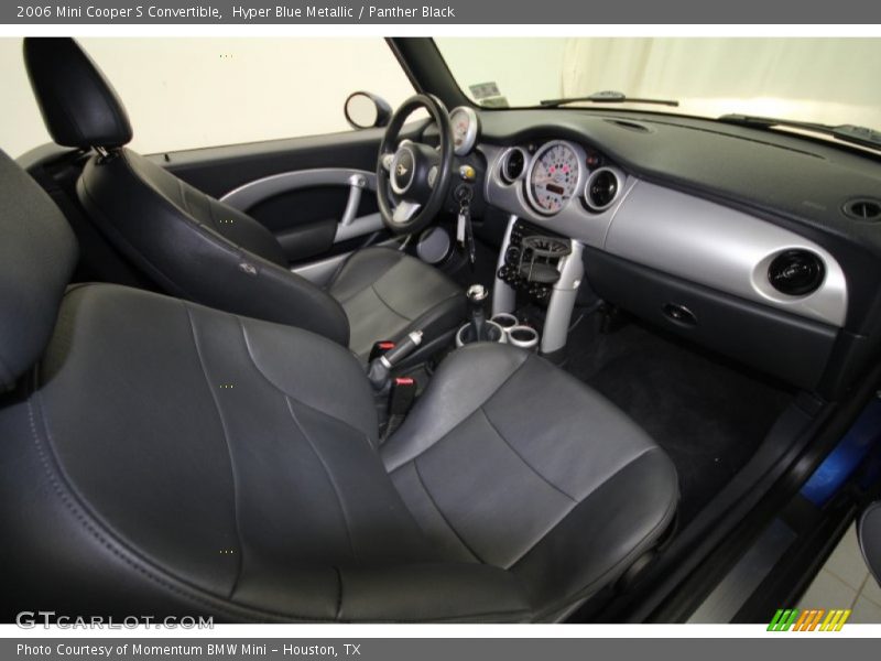 Hyper Blue Metallic / Panther Black 2006 Mini Cooper S Convertible
