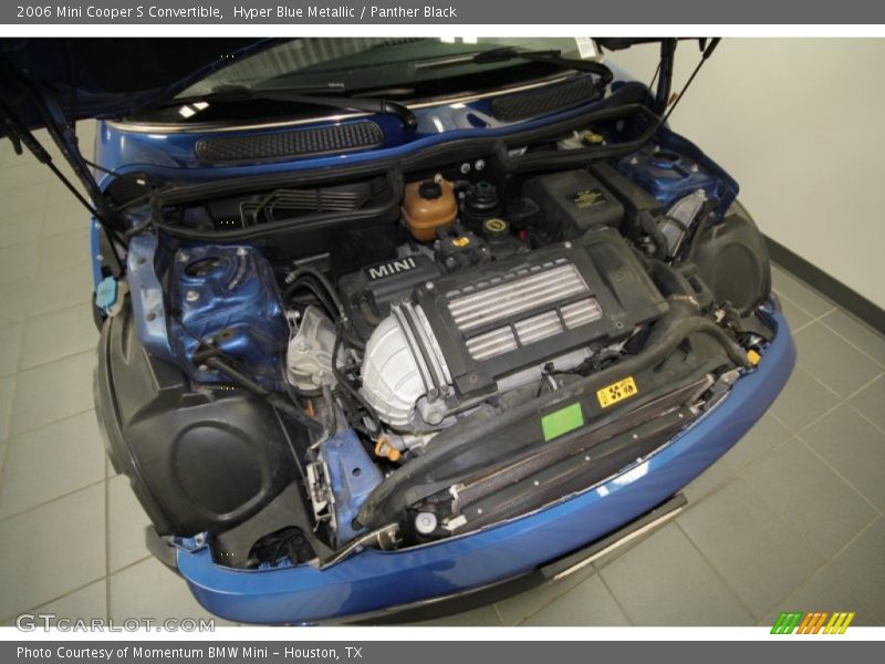 Hyper Blue Metallic / Panther Black 2006 Mini Cooper S Convertible