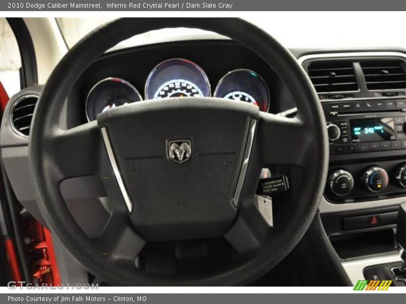 Inferno Red Crystal Pearl / Dark Slate Gray 2010 Dodge Caliber Mainstreet