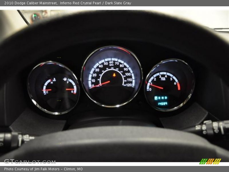 Inferno Red Crystal Pearl / Dark Slate Gray 2010 Dodge Caliber Mainstreet