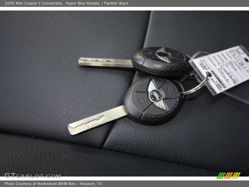 Hyper Blue Metallic / Panther Black 2006 Mini Cooper S Convertible