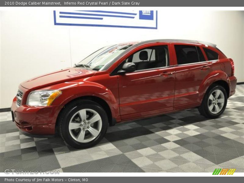 Inferno Red Crystal Pearl / Dark Slate Gray 2010 Dodge Caliber Mainstreet