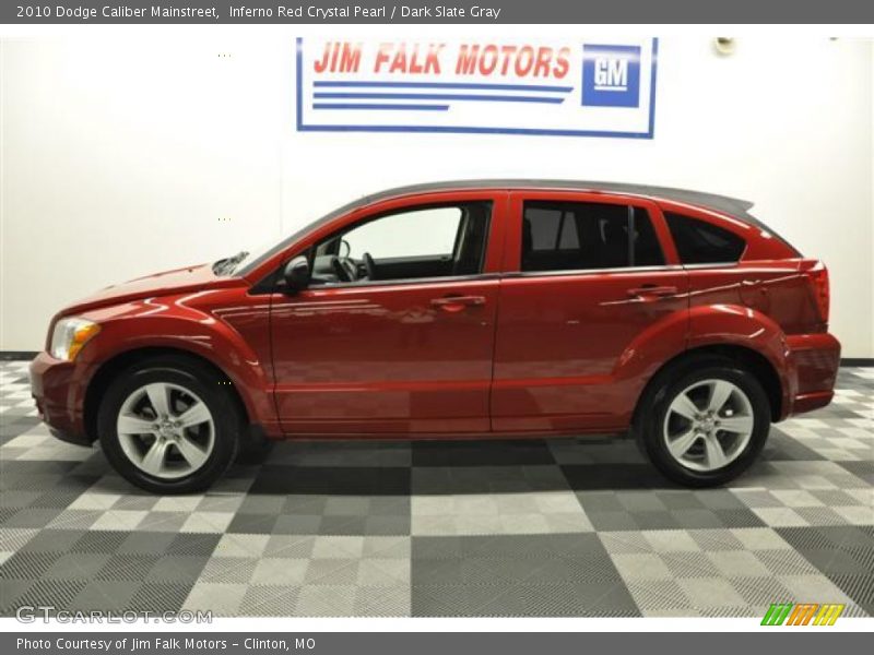 Inferno Red Crystal Pearl / Dark Slate Gray 2010 Dodge Caliber Mainstreet